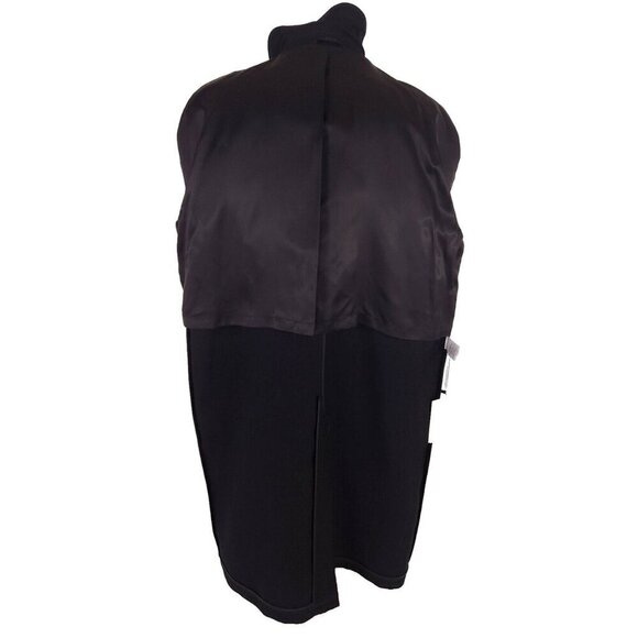 Lemaire Crombie Coat Size M Black Cotton Wool Blend Unisex NWT - Picture 9 of 16